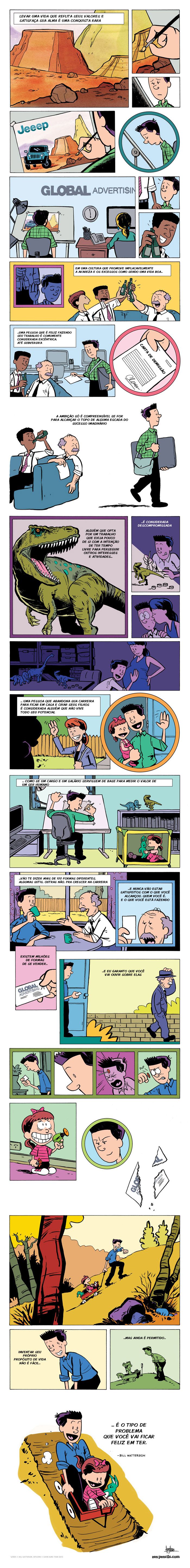 A Sabedoria em Quadrinhos — conselho de Bill Watterson sobre Calvin e Haroldo