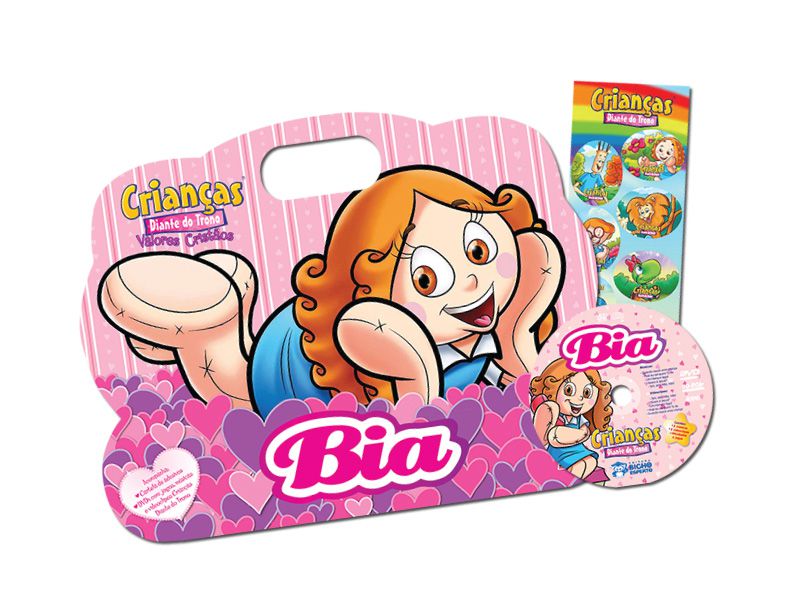 Maleta Bia Crianças Diante do Trono Livros e DVD