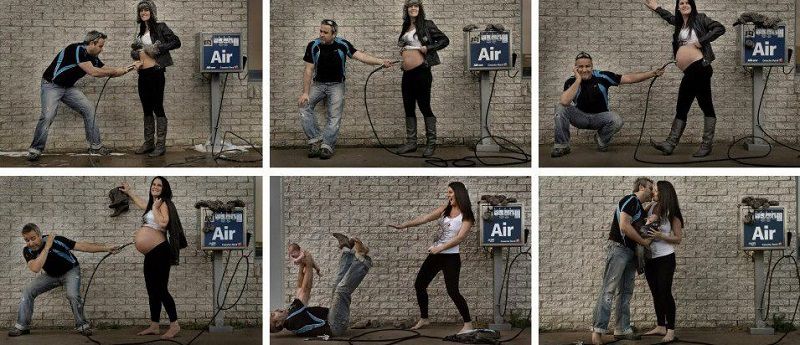 Idéias de fotos para registrar sua gravidez
