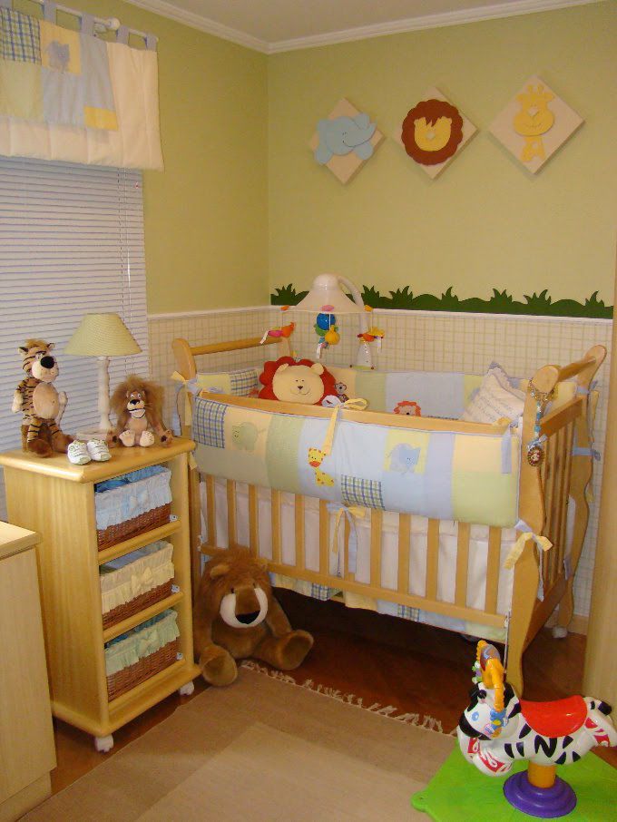 Quarto Gustavo — bebê com tema safari