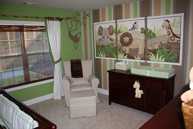 Quarto de bebê safari