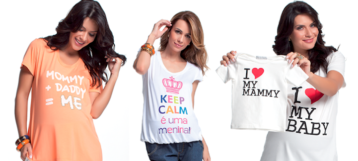 Camisetas divertidas para grávidas