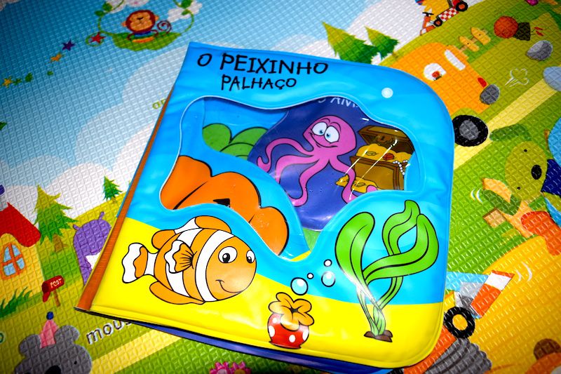 Livro de banho: O peixinho palhaço