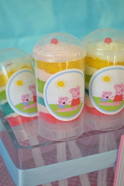 Docinhos temáticos para festa Peppa Pig