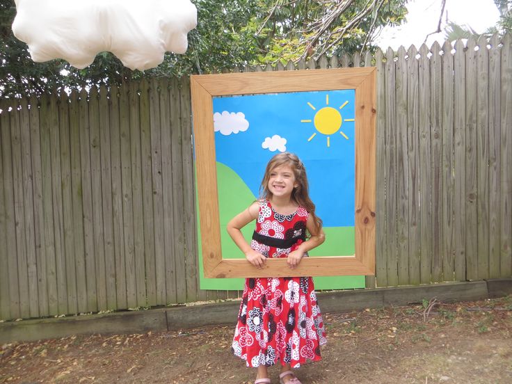Ideia criativa para foto na festa Peppa Pig