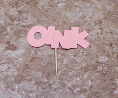 Plaquinhas decorativas para festa Peppa Pig
