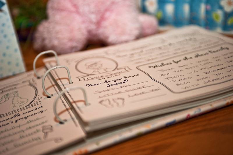 Chá de bebê: Livro de visitas Registrando esse momento especial