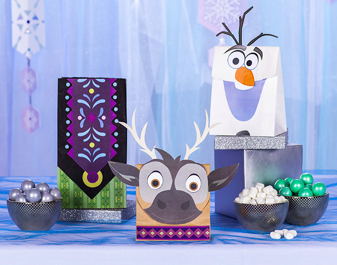 Festa Frozen: DIY – Sacos para lembrancinhas