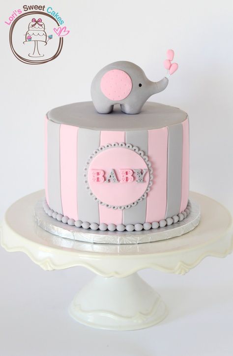 bolo-chá-de-bebê-elefante