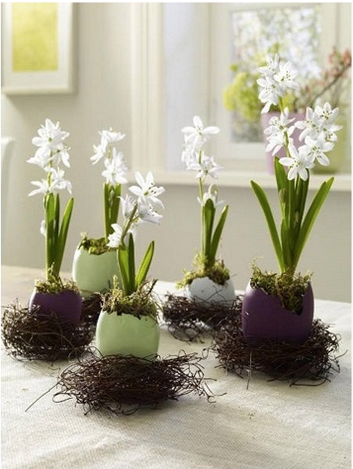 decoração-páscoa-ovos-com-flores