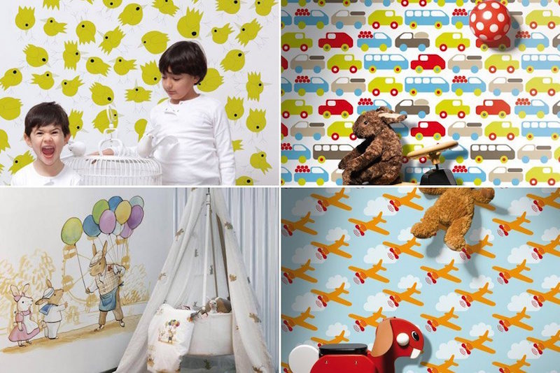26 Ideias de Papel de Parede para quarto infantil