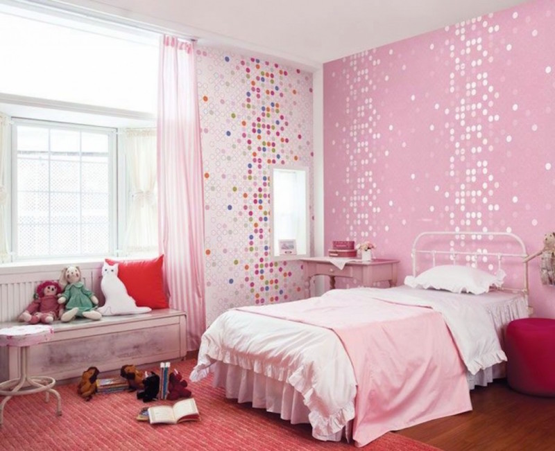 papel-de-parede-quarto-infantil-bolinhas
