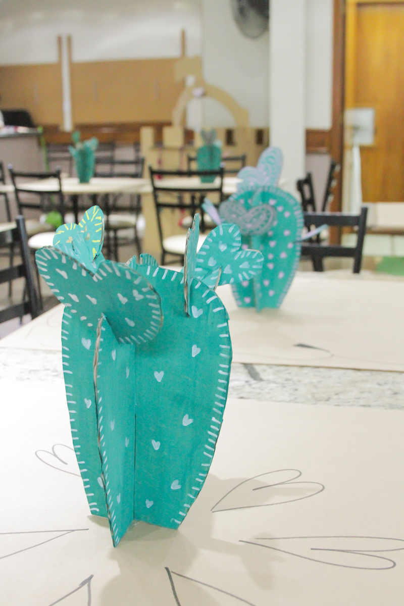 festa-infantil-papelão-cactus