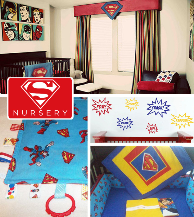 quarto-de-bebê-superman