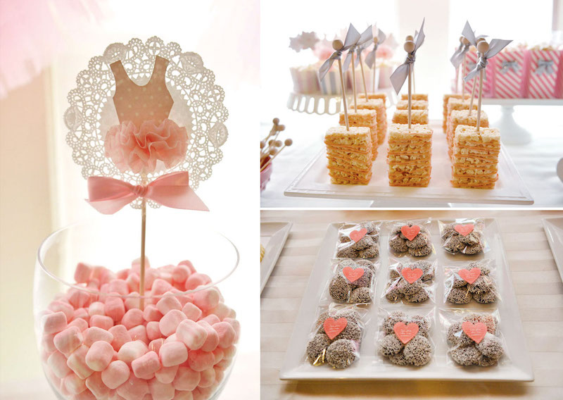 Decoração para Chá de Bebê Bailarina