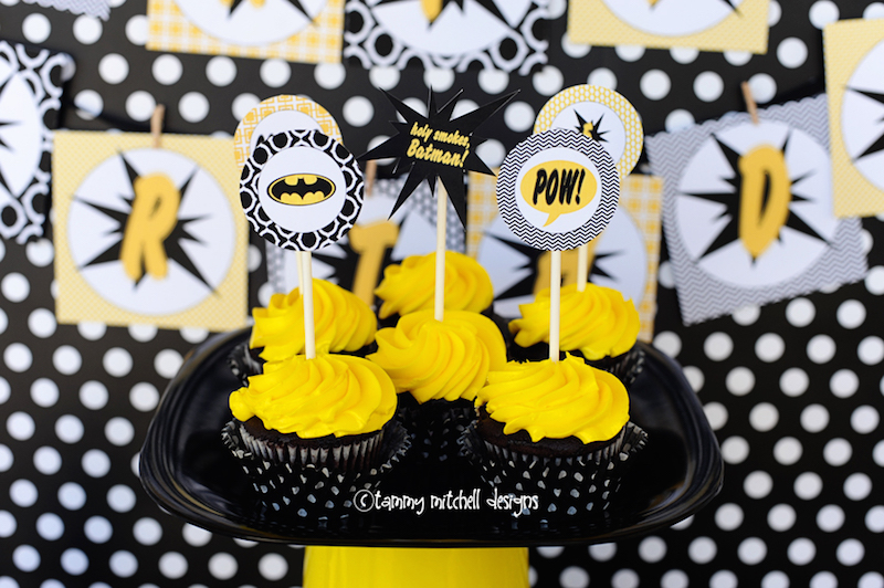 festa-batman-cupcakes