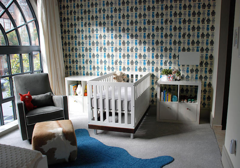 papel-de-parede-para-quarto-de-bebê-vintage