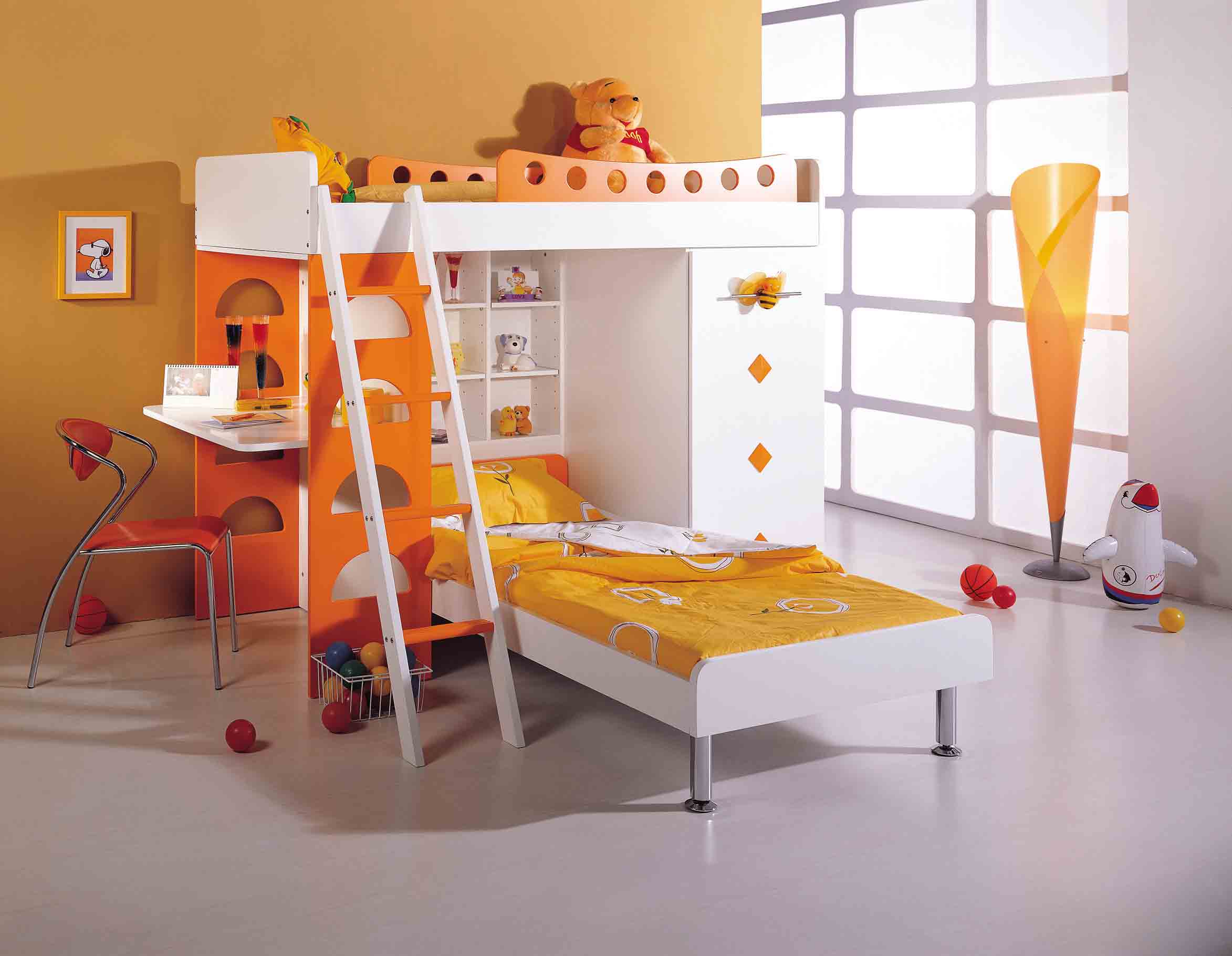 quarto-infantil-laranja