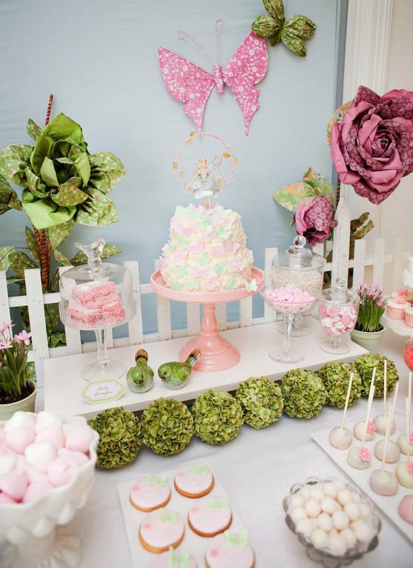chá de bebê meninas jardim secreto rosas