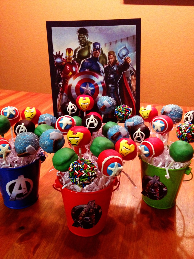 festa infantil vingadores cakepop