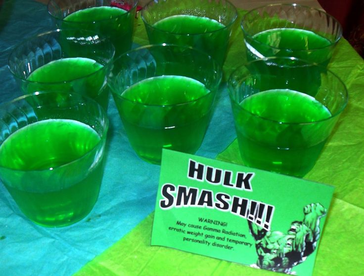 festa infantil vingadores gelatina hulk