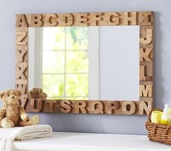 quadro para quarto de bebê espelho