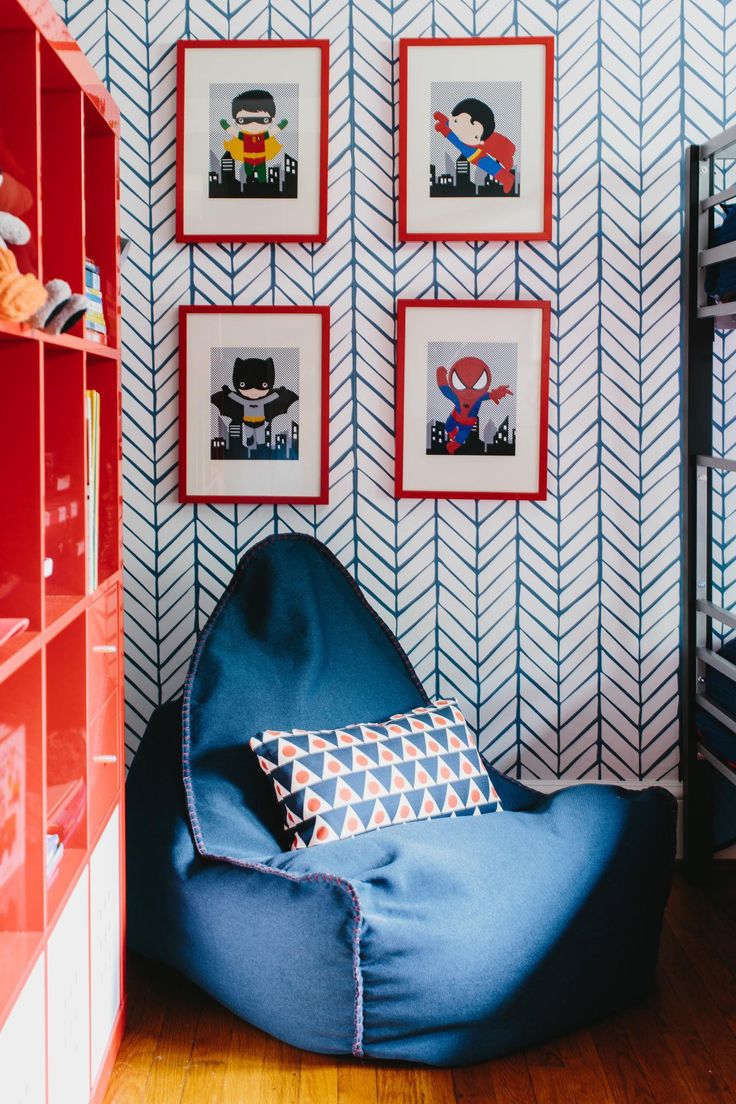 quadro para quarto de bebê herois
