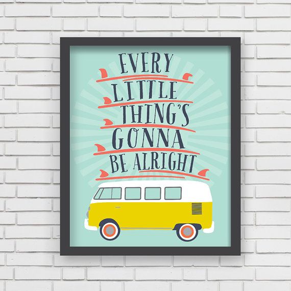 quadro para quarto de bebê kombi