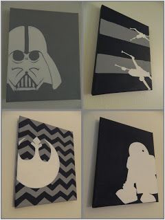 quadro para quarto de bebê starwars