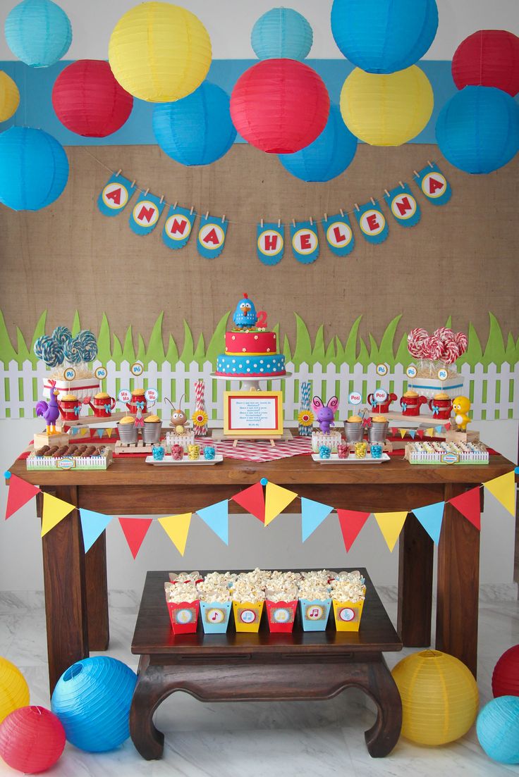 festa infantil galinha pintadinha 1 ano