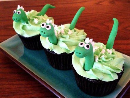 festa infantil dinossauro cupcake