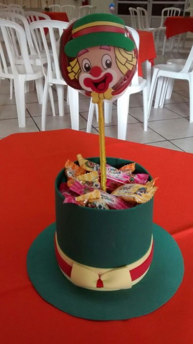 festa infantil patati patata centro de mesa