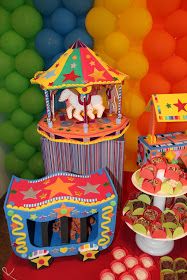 festa infantil patati patata detalhes carrosel
