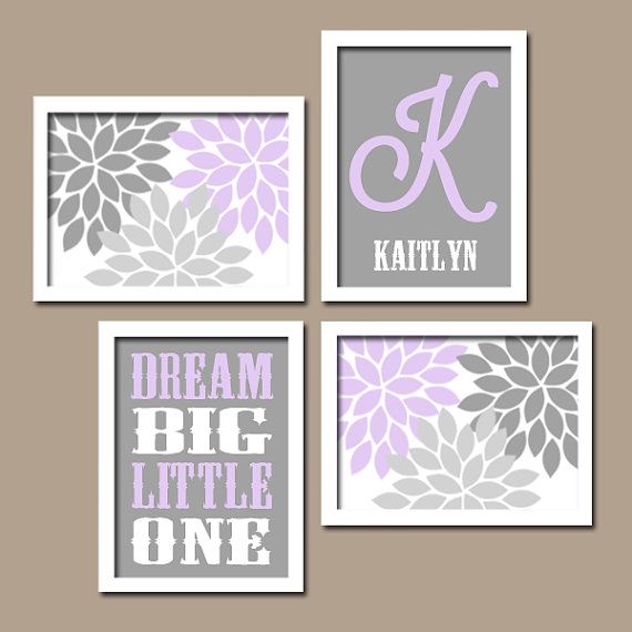 quarto infantil lilas quadros