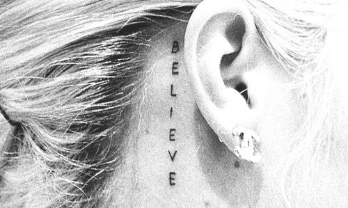 tatuagens para filhos acredite
