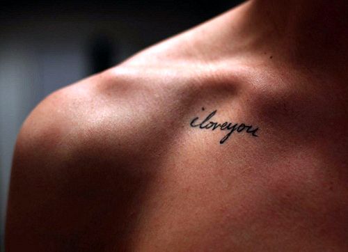 tatuagens para filhos i love you