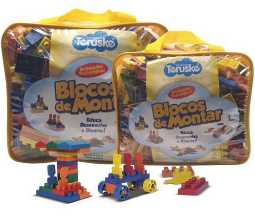 natal presentes 1 a 3 anos bloco de montar