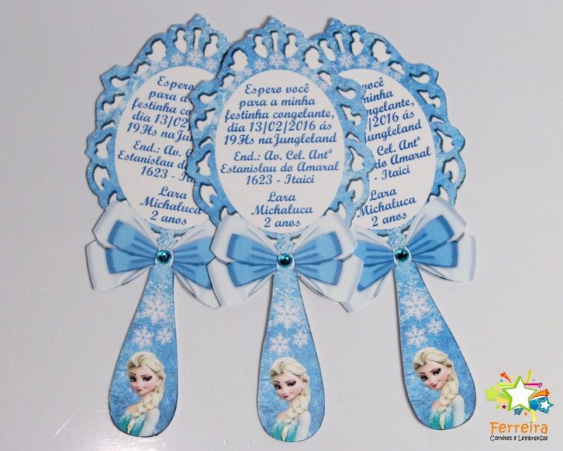 convite festa frozen