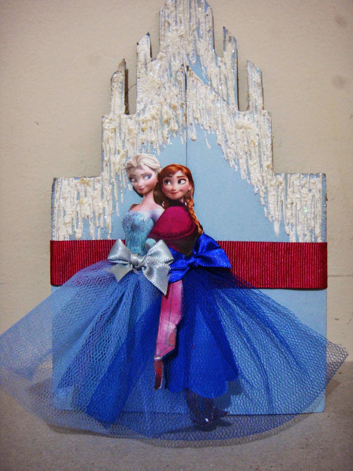 convite frozen castelo