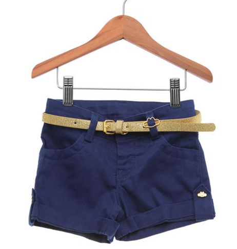 roupas infantis para férias tricae short feminino jeans
