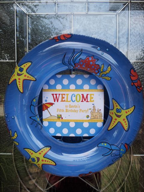festa infantil decoração praia