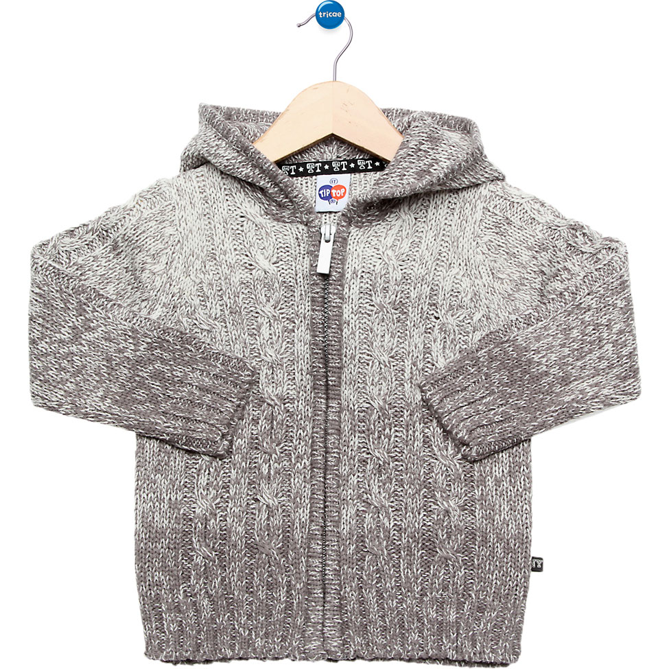 Tip-Top-Casaco-Infantil-Tip-Top-Low-Cinza