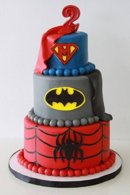 bolo-homem-aranha-batman-super