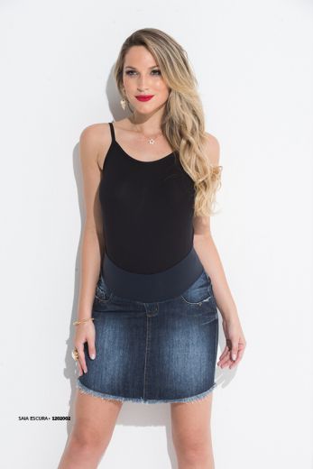 gravidez-saia-gestante-jeans-curta