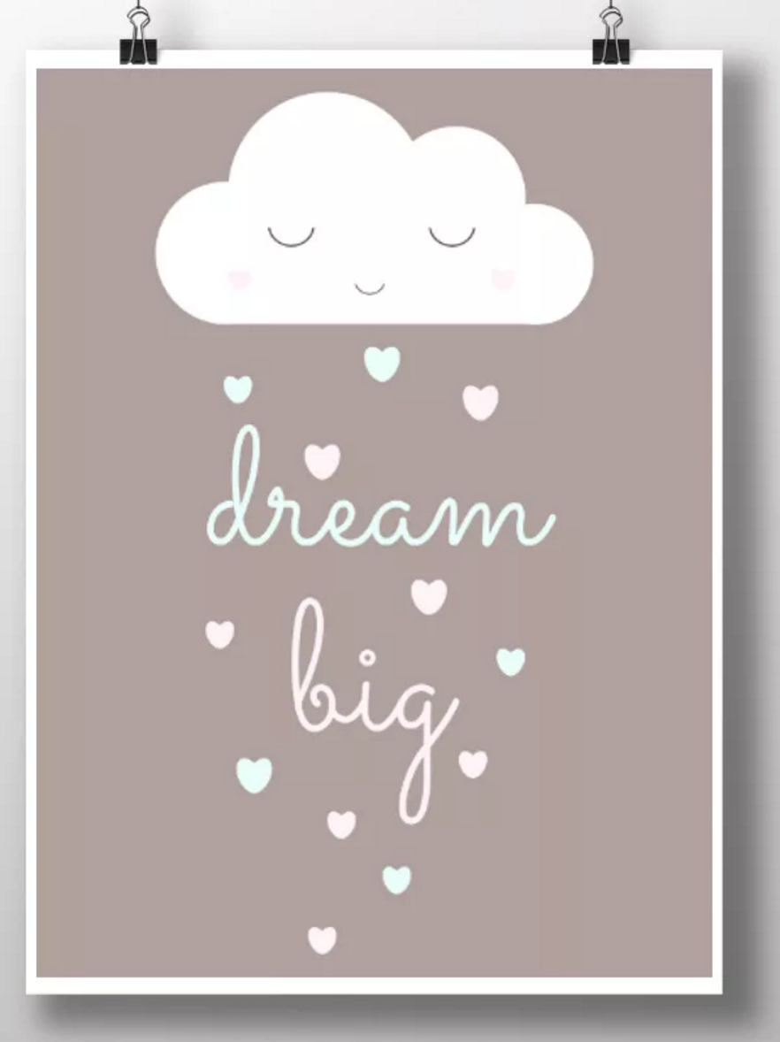 poster-quartos-infantis-dream-big