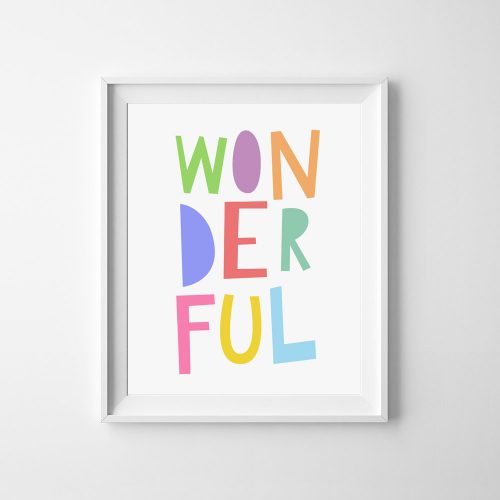 poster-quartos-infantis-wonderful