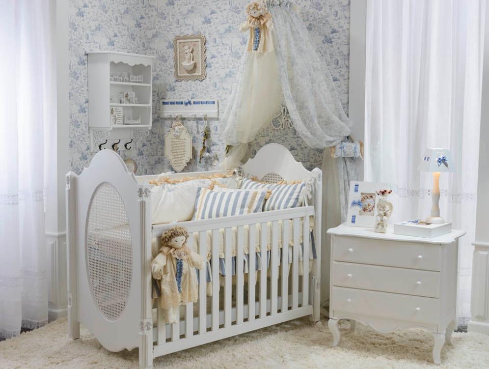 Quarto de Bebê Provençal – estilo para meninos e meninas