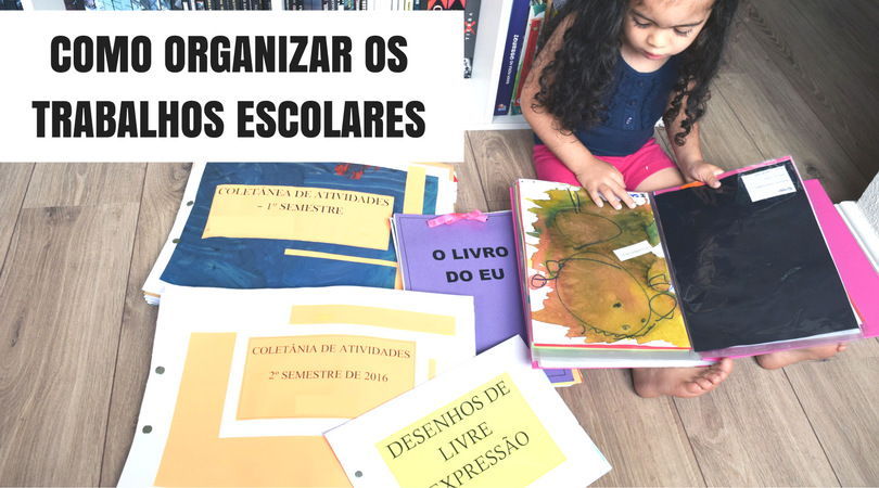 Dicas para guardar os trabalhos escolares das crianças