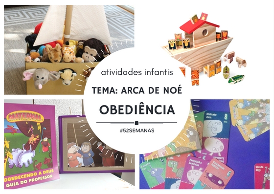 Atividades Infantis – Arca de Noé – Obediência