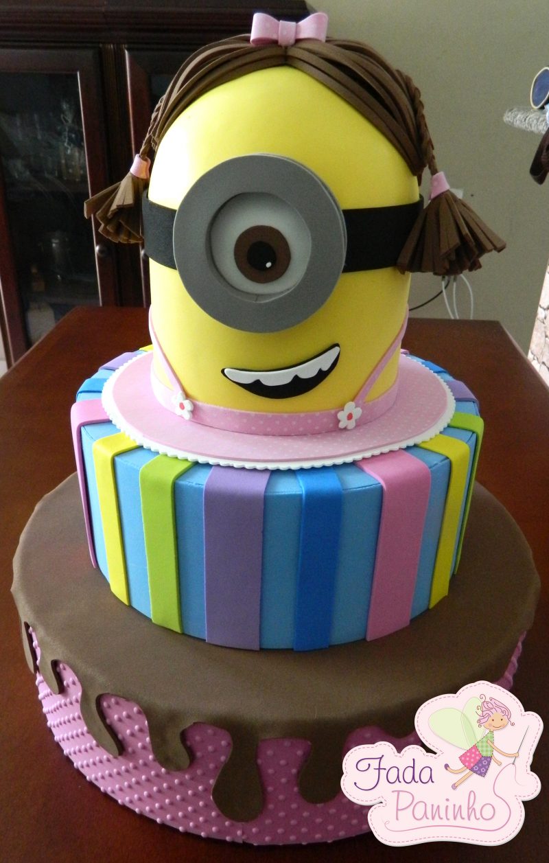 bolo-minions-menina